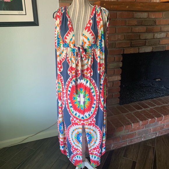 Mara Hoffman Other - Mara Hoffman Swim Geometric Print Maxi Coverup OS